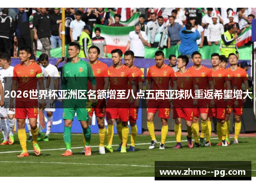 2026世界杯亚洲区名额增至八点五西亚球队重返希望增大